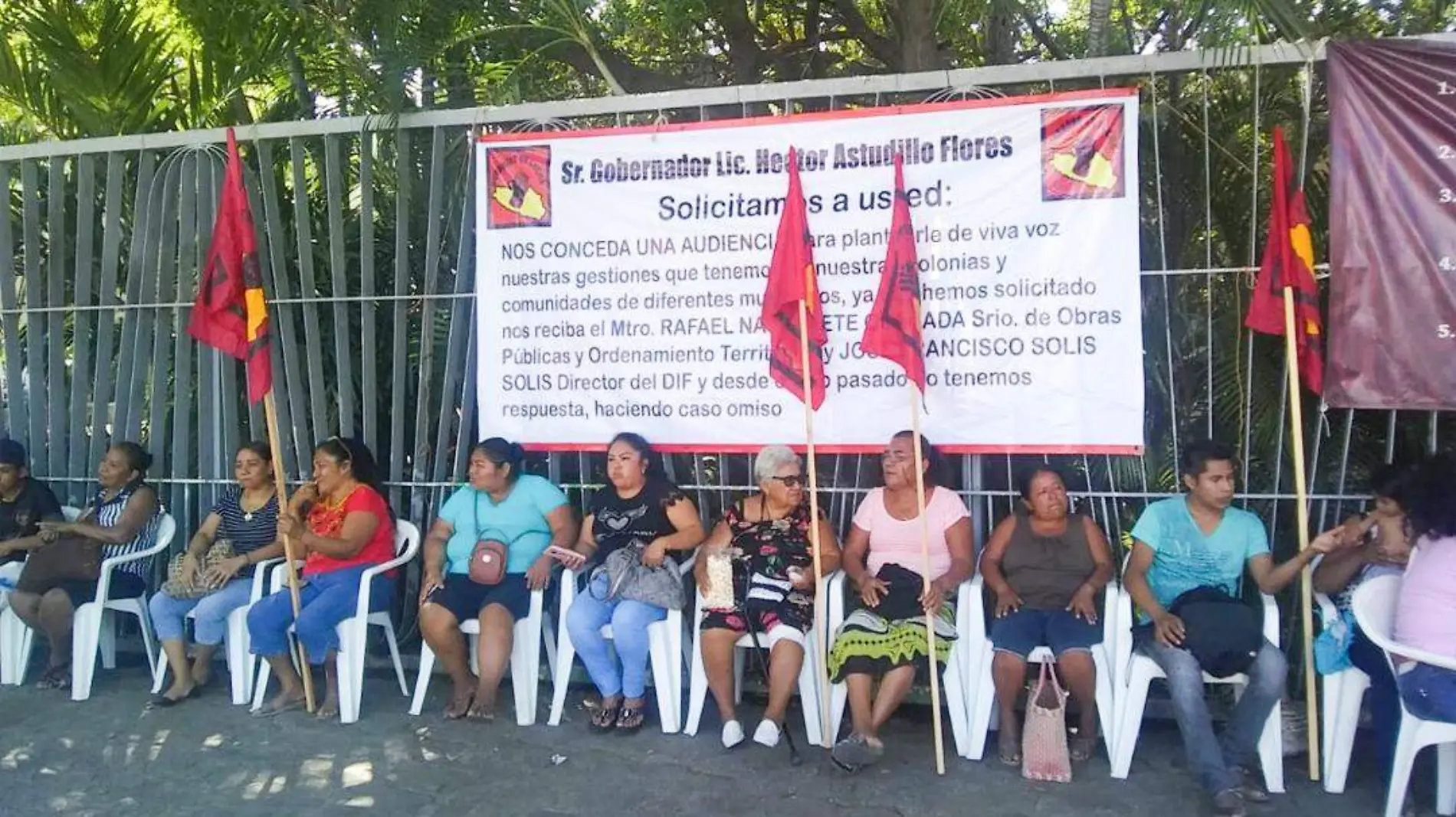 colonias protestan ayuntamiento